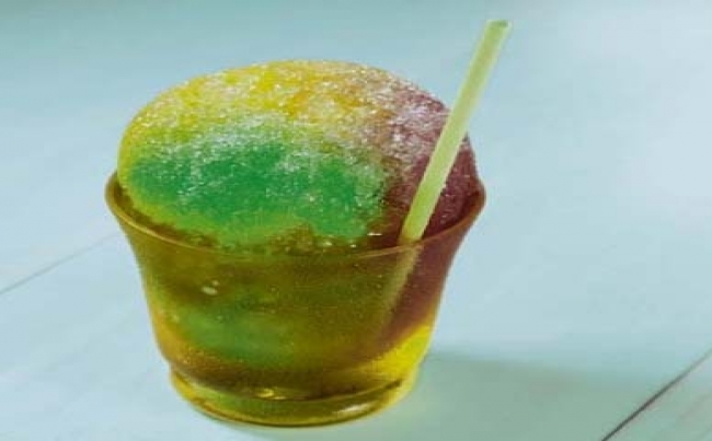 Raspadilla de chicha y frutas